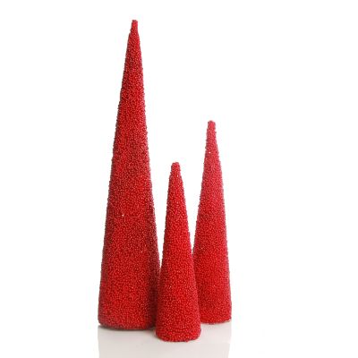 Red Berry Cone Table Top Christmas Tree
