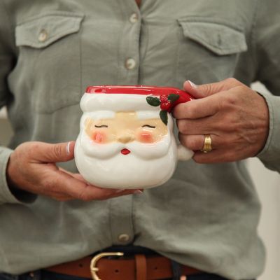 Retro Santa Christmas Mug