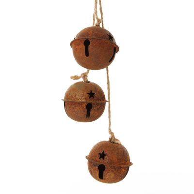 Rusted Bell Trio Ornament