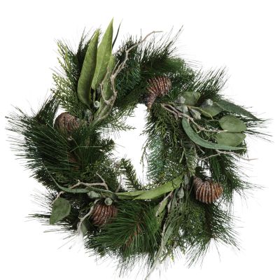 Small Native Eucalyptus Leaf Christmas Wreath Whole Product