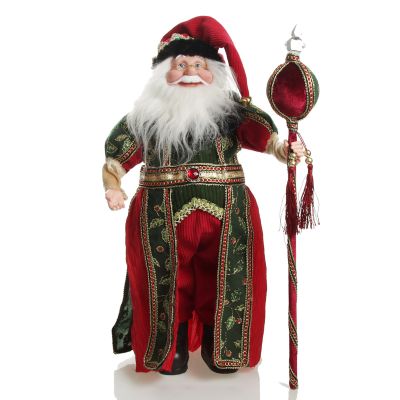 Traditional Cloaked Standing Santa Christmas Ornament