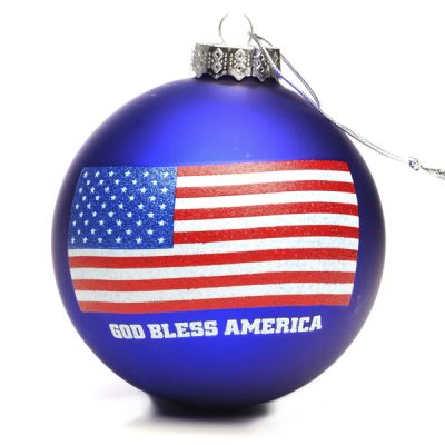 Stars and Stripes Christmas Bauble