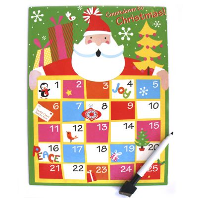 Advetn Calendar Whiteboard and Marker Pen