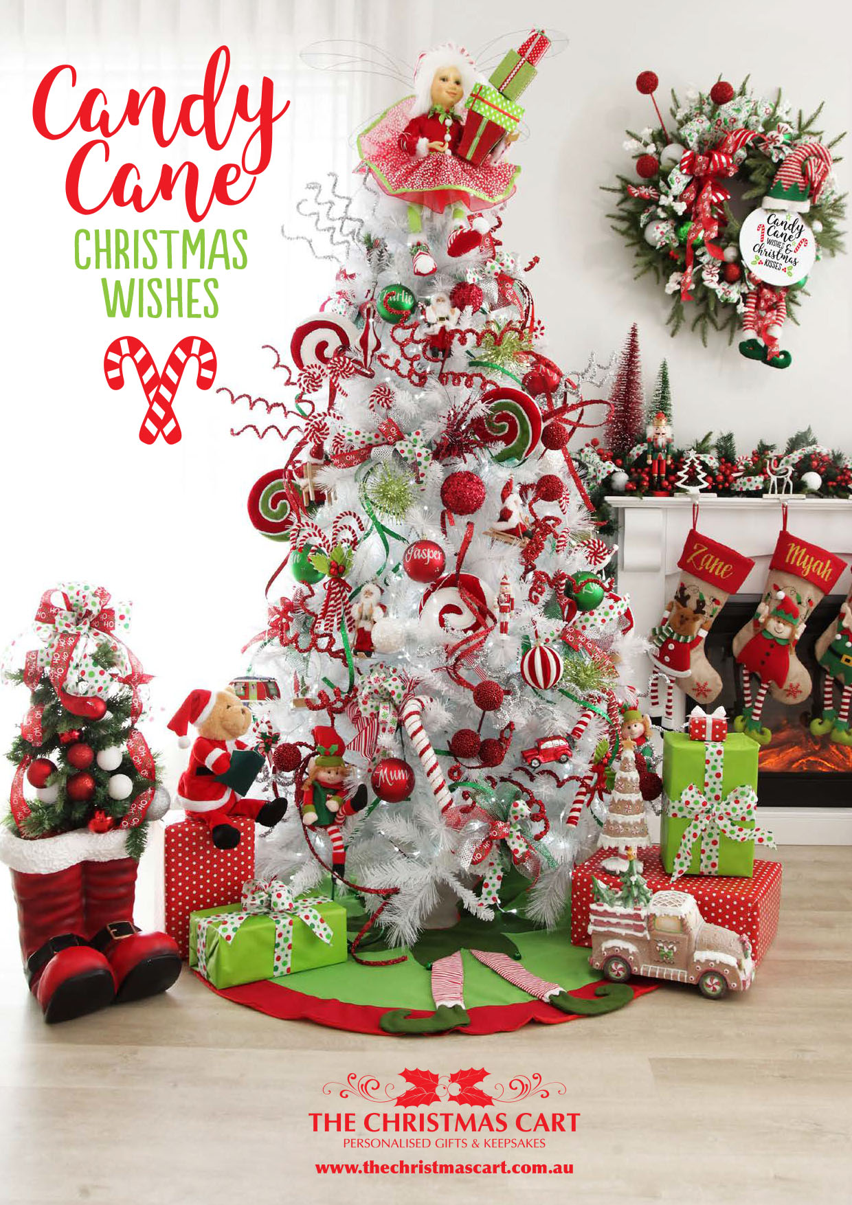 Candy Cane Christmas Decorating Lookbook