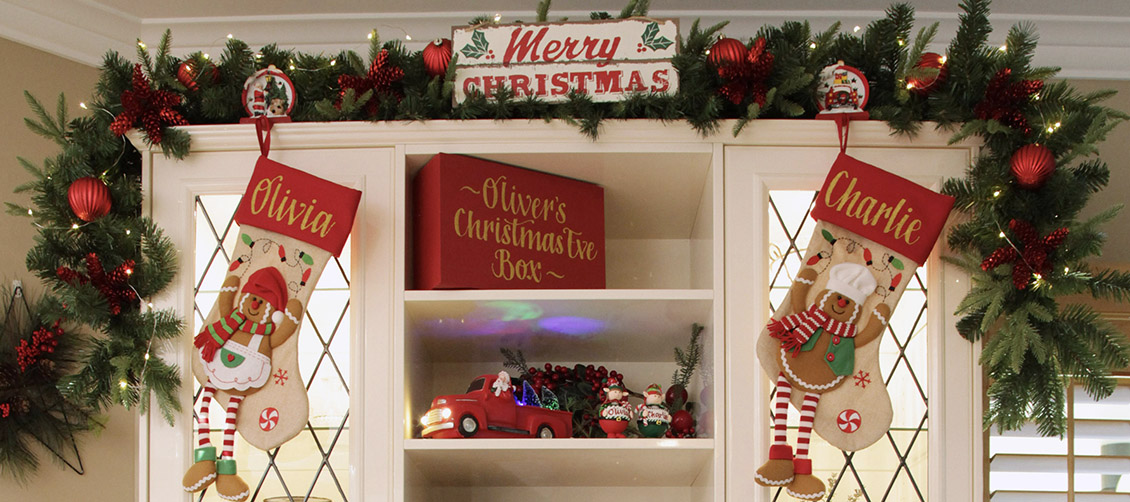 Christmas Kitchen Cabinet