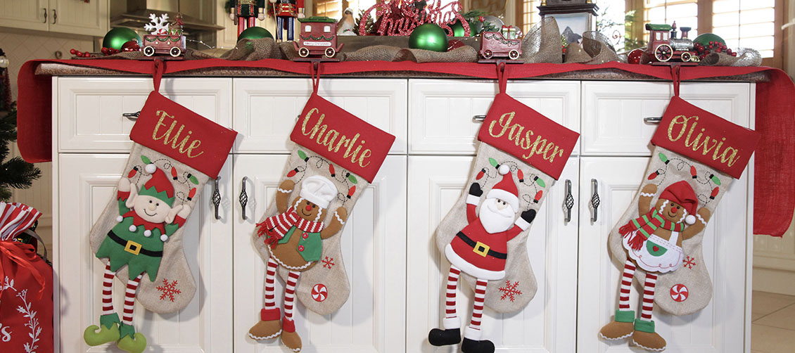 Christmas Kitchen Personalised Stockings