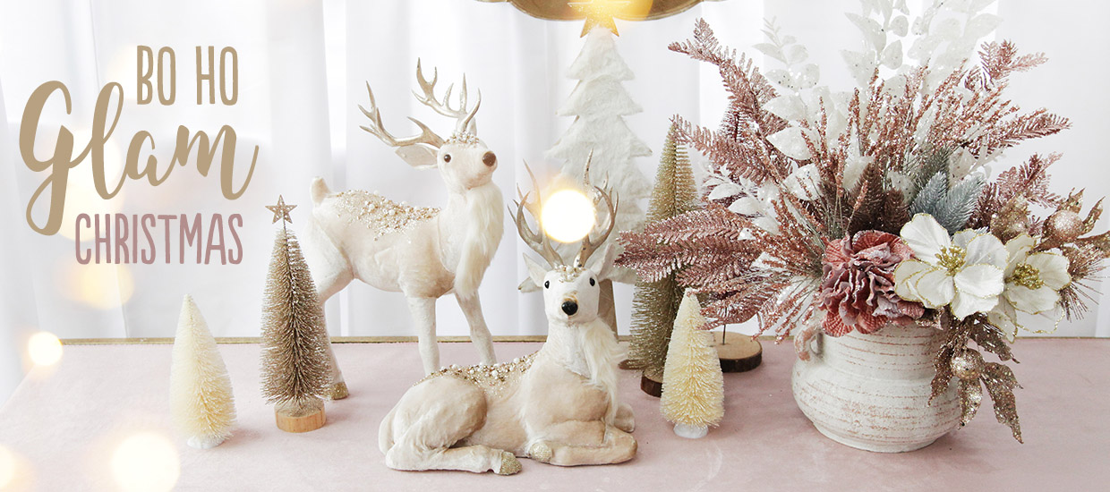 Bo Ho Glam Christmas Decoration Theme Collection