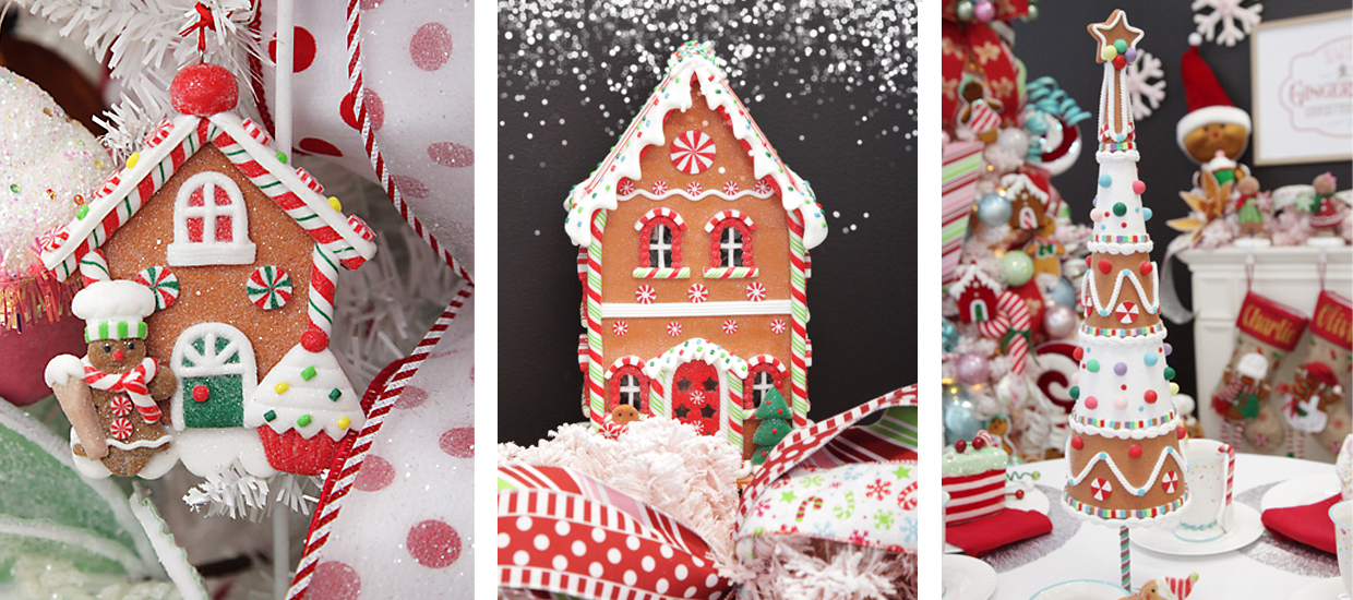 Sweet Gingerbread Christmas Decoration Theme Collection