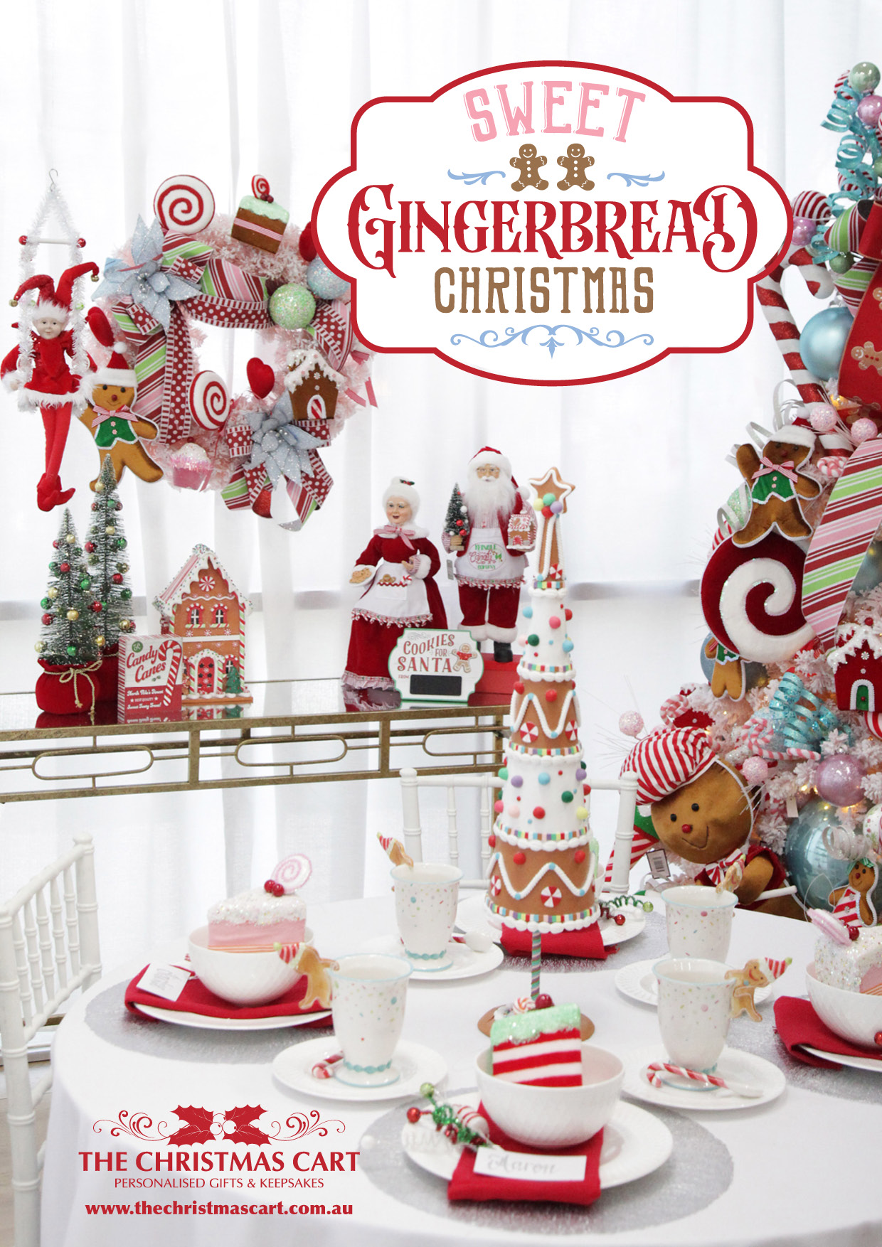 Sweet Gingerbread Christmas Decorating Lookbook
