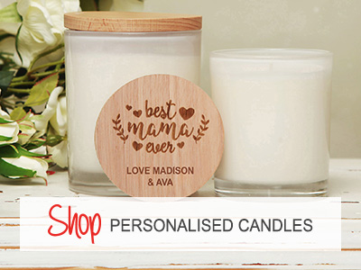 Shop Personalised Mother's Day Candles