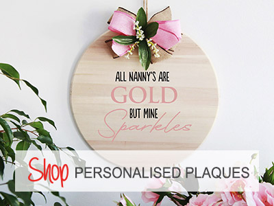 Shop Personalised Mother's Day Plaques