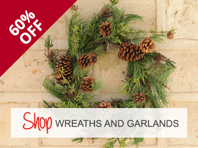 Shop CLEARANCE Wreaths and Garlands