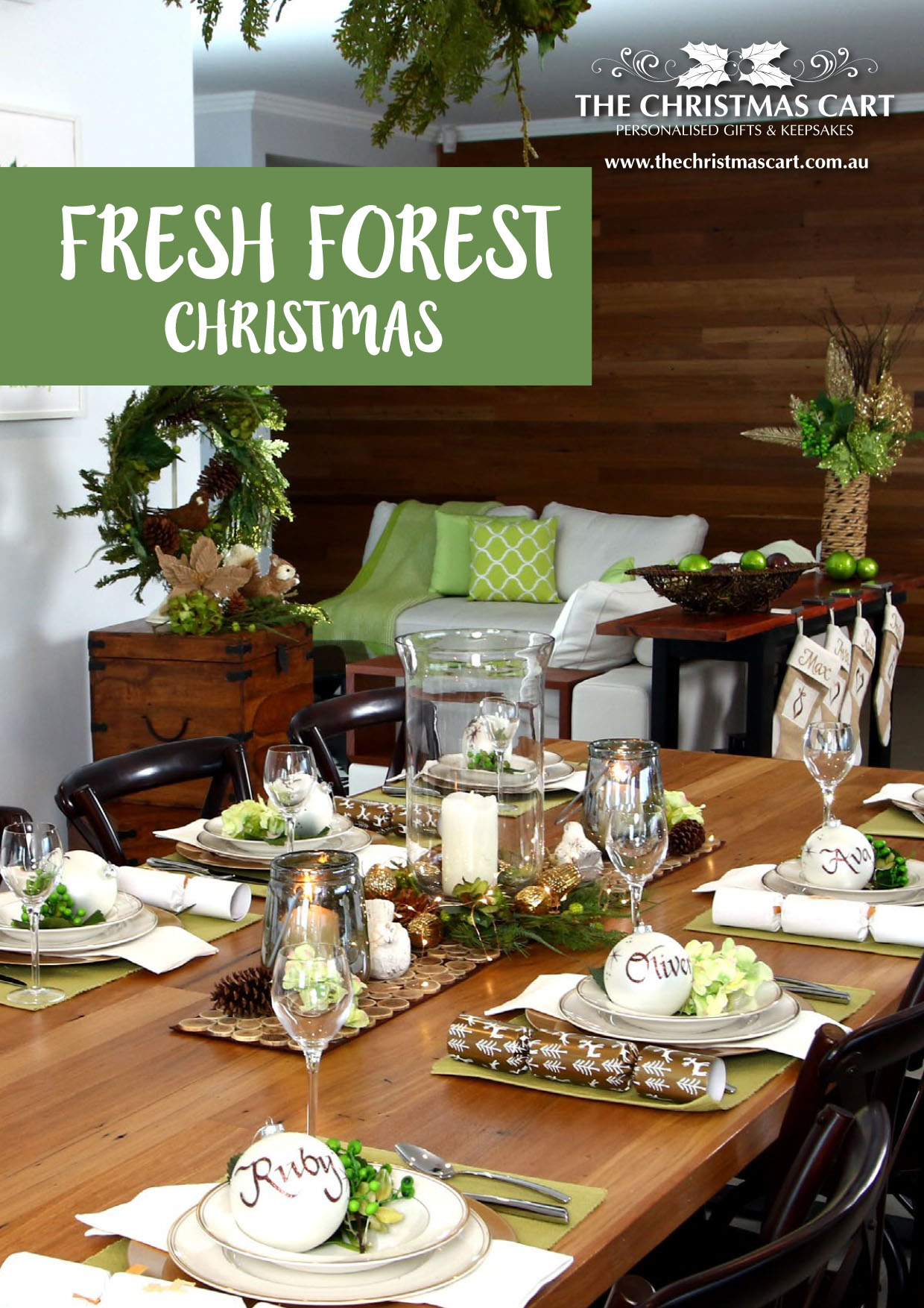 Fresh Forest Christmas Decorating Lookbook