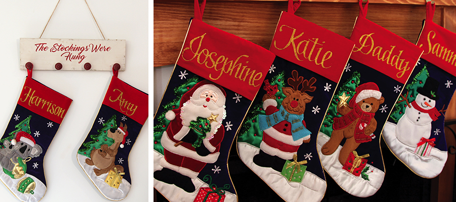 magical christmas morning personalised christmas stockings