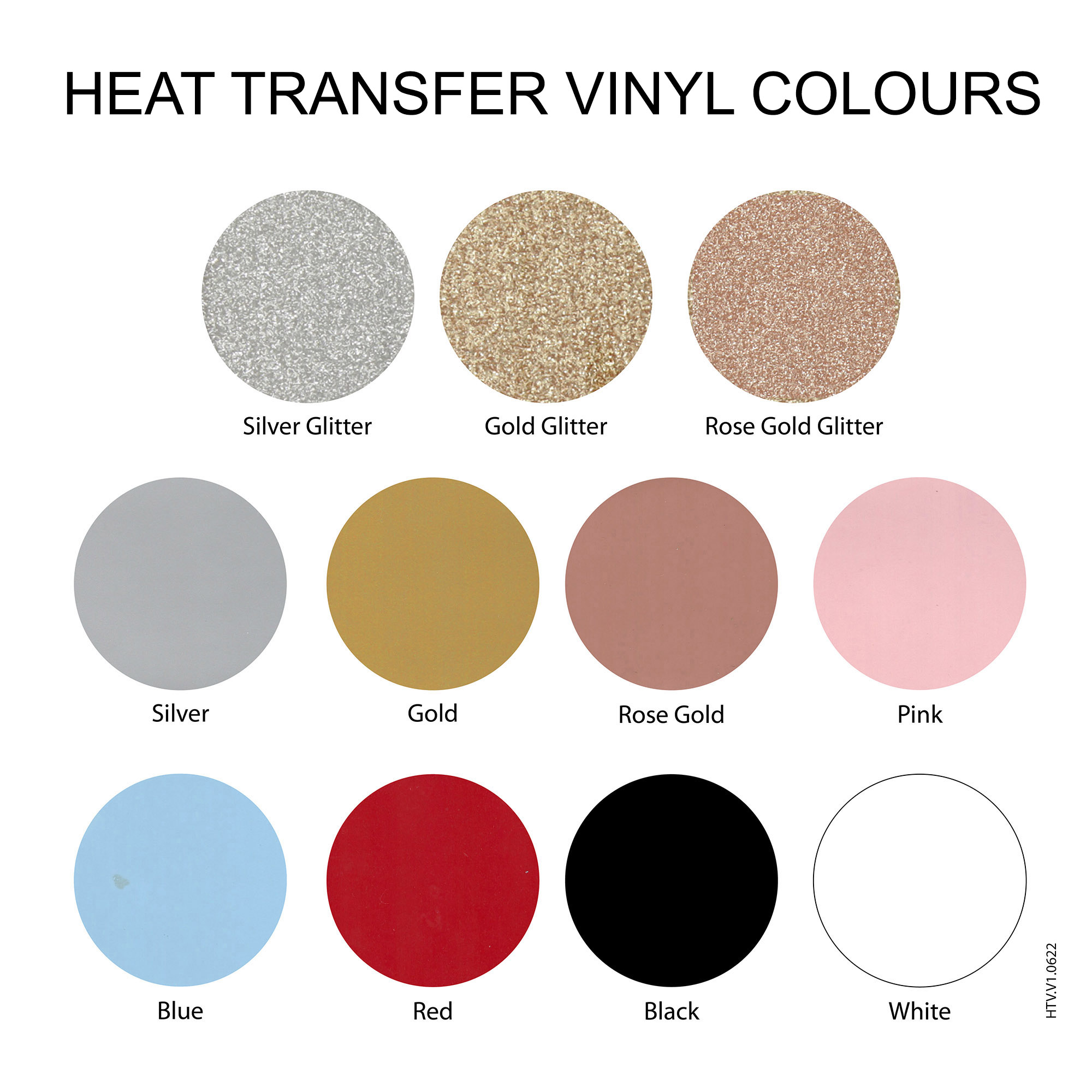 Heat Transfer Vinyl Colours