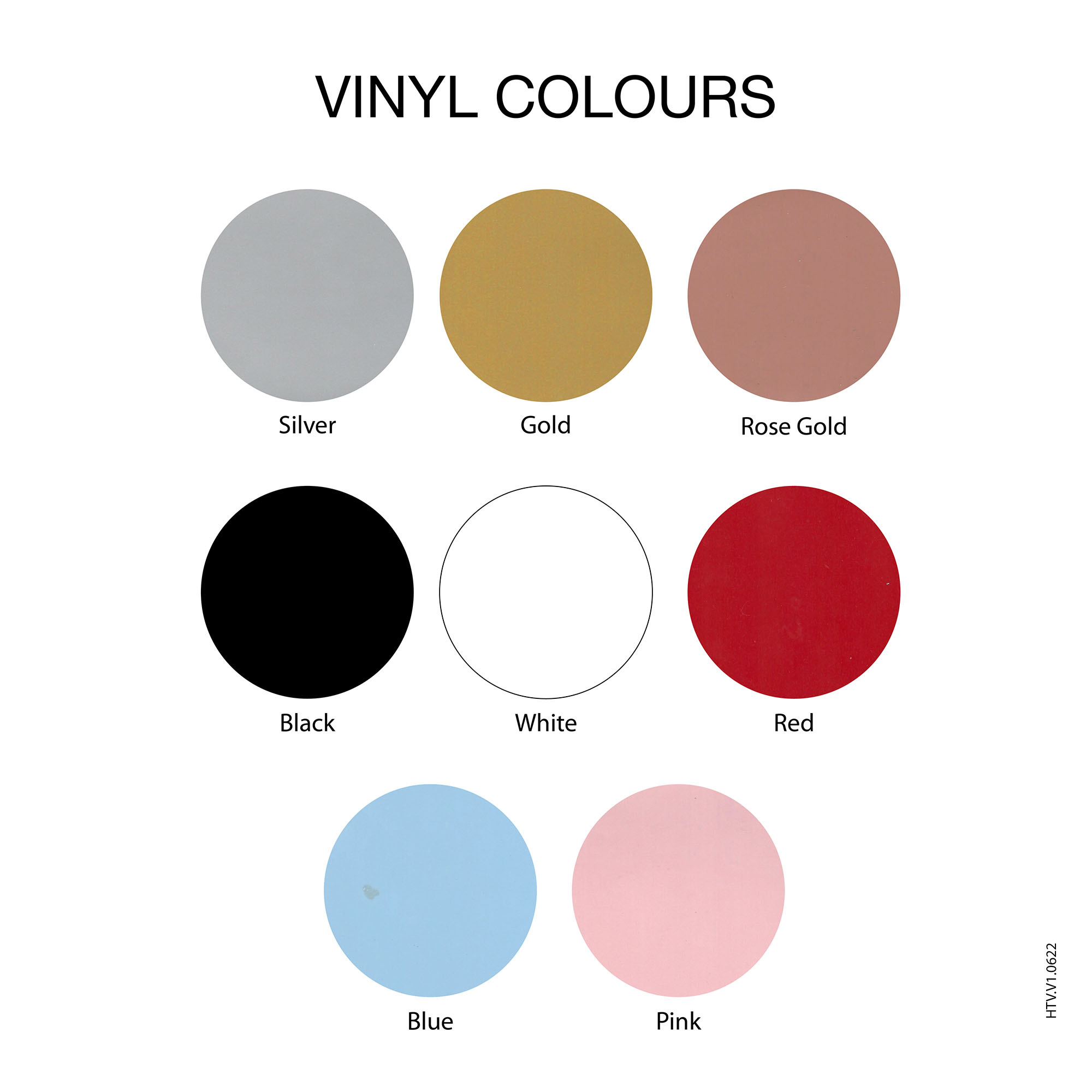 Vinyl Colour Options