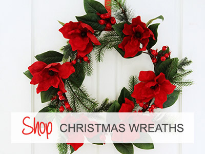 Shop Christmas Florals - Wreaths Trees and Garlands